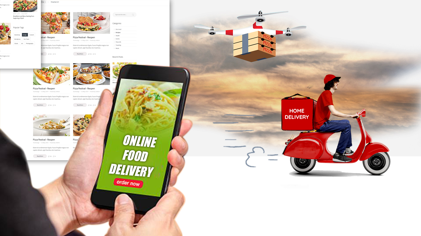 research on online food delivery